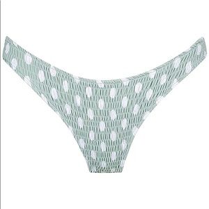 Wanderlust Polka Dot Sage Bikini Bottom